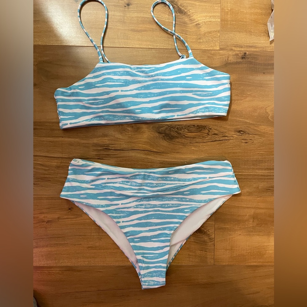 SHEIN Bikini Set Zebra Print